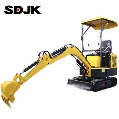 China 1.5 Ton Digger Machine Crawler Type Hydraulic Excavator for Sale