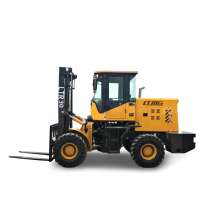 Ltmg 3ton 3.5 Ton 4ton 5ton 6ton 7ton 10 Ton 20ton Diesel 4WD Forklift Rough Terrain Forklift Price