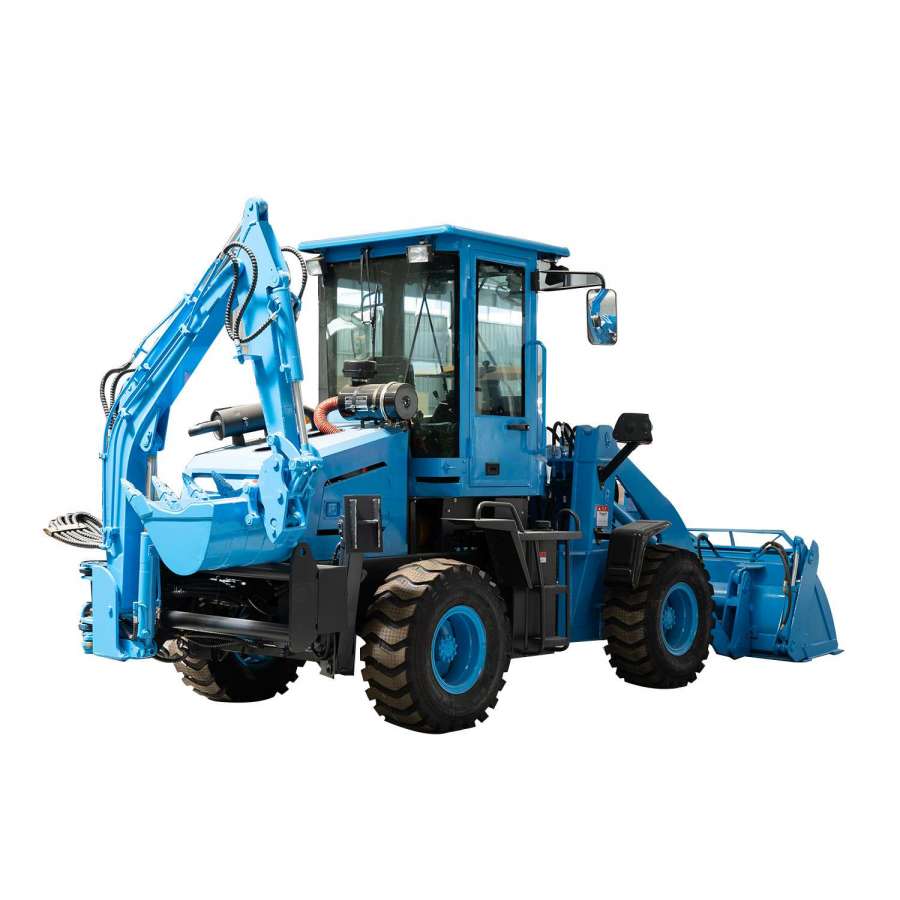 3.4 Ton Mini Small Backhoe Loader with 4 Wheels in China