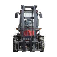 3 ton Mini Rough Terrain Forklift with bucket